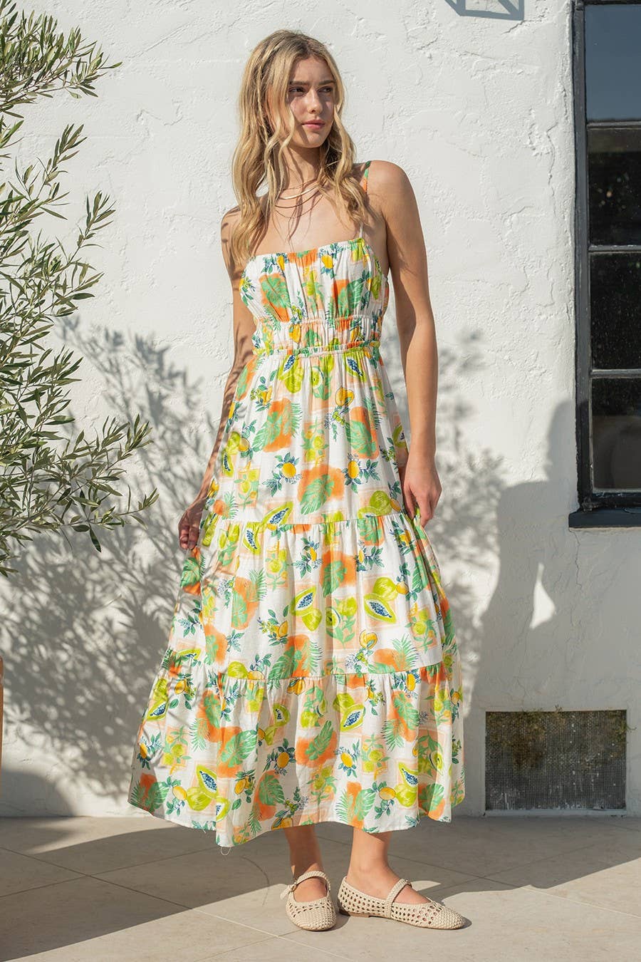 a line midi dress in limoncello heynasreen on LTK